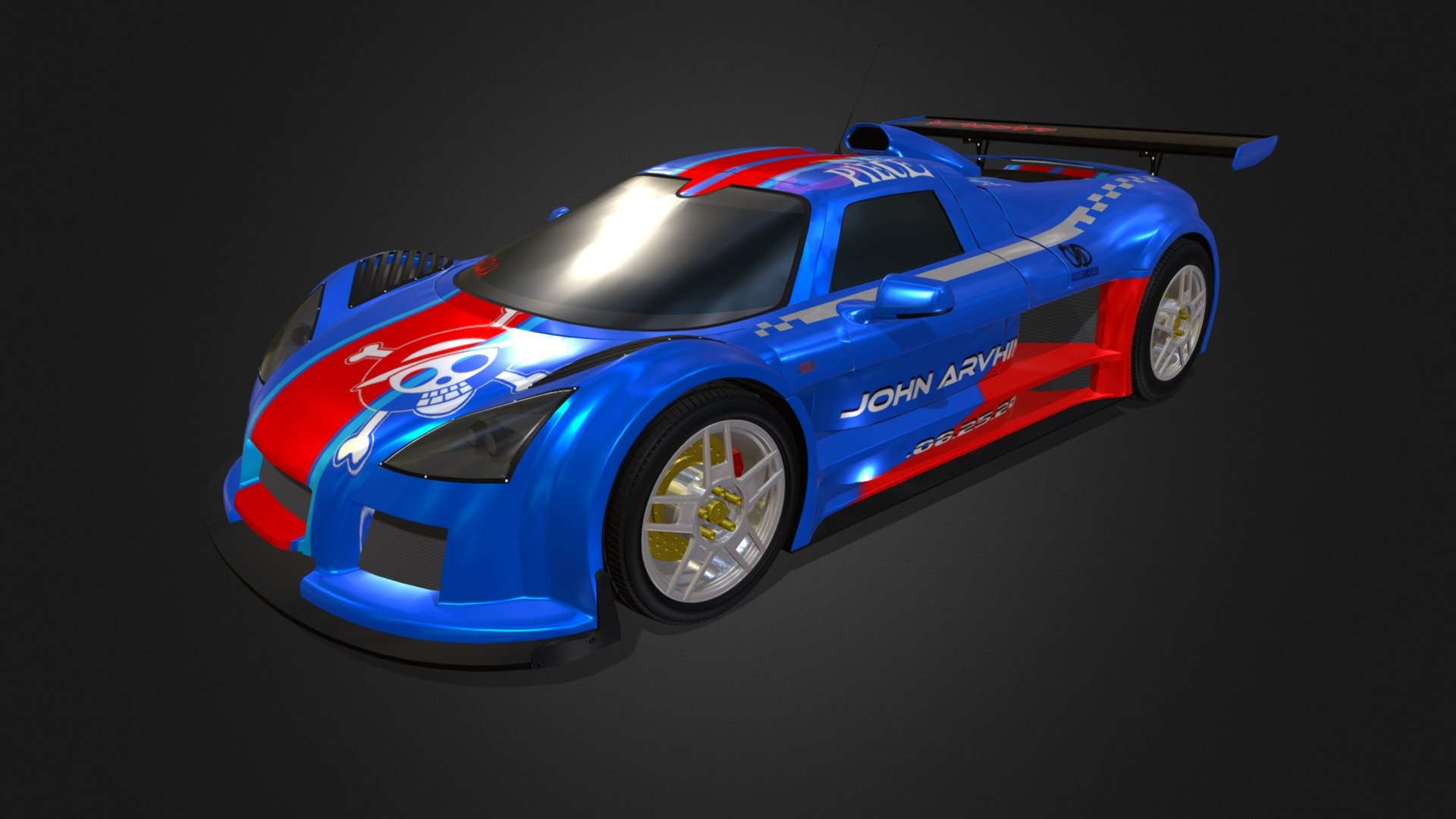 Gumpert Apollo 3d model