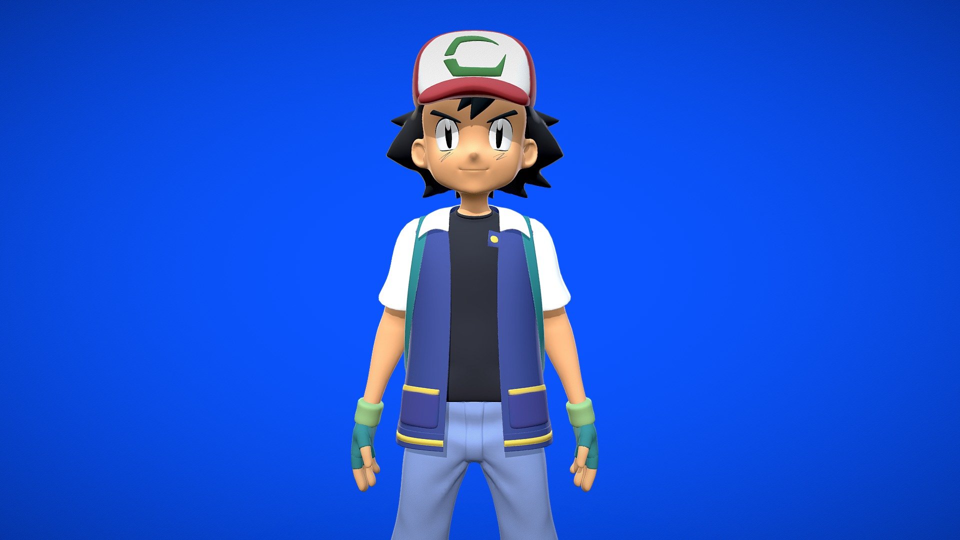 Ash Ketchum 3d model