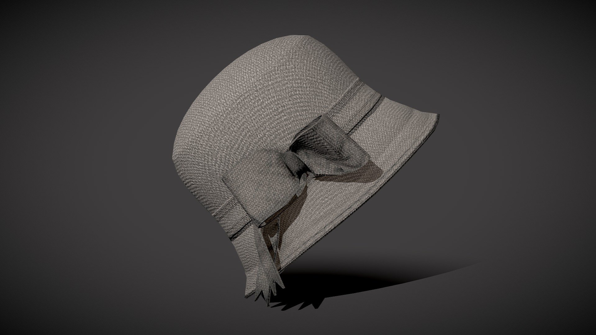 Cloche hat 3d model