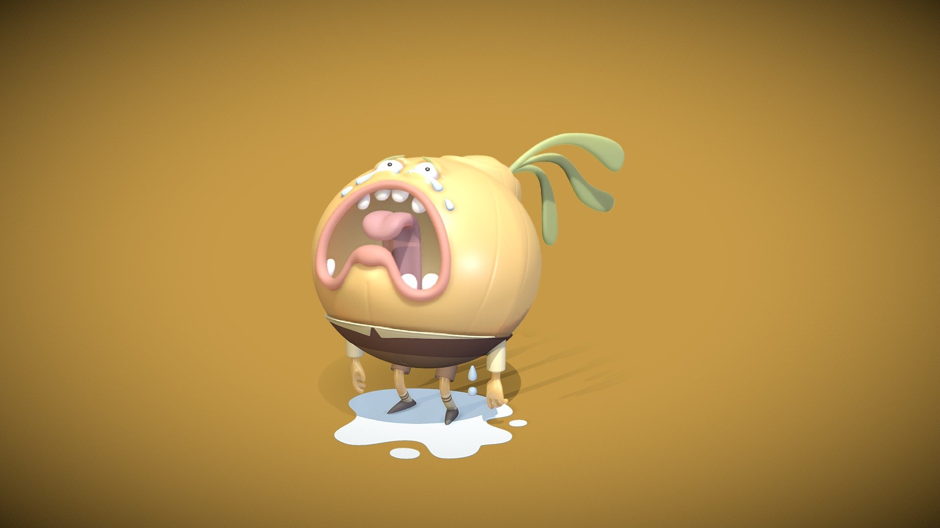 Crying Onion 🧅 3d model