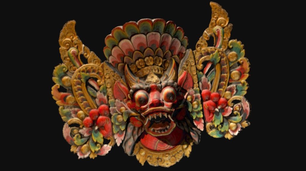 masque_bali4 3d model