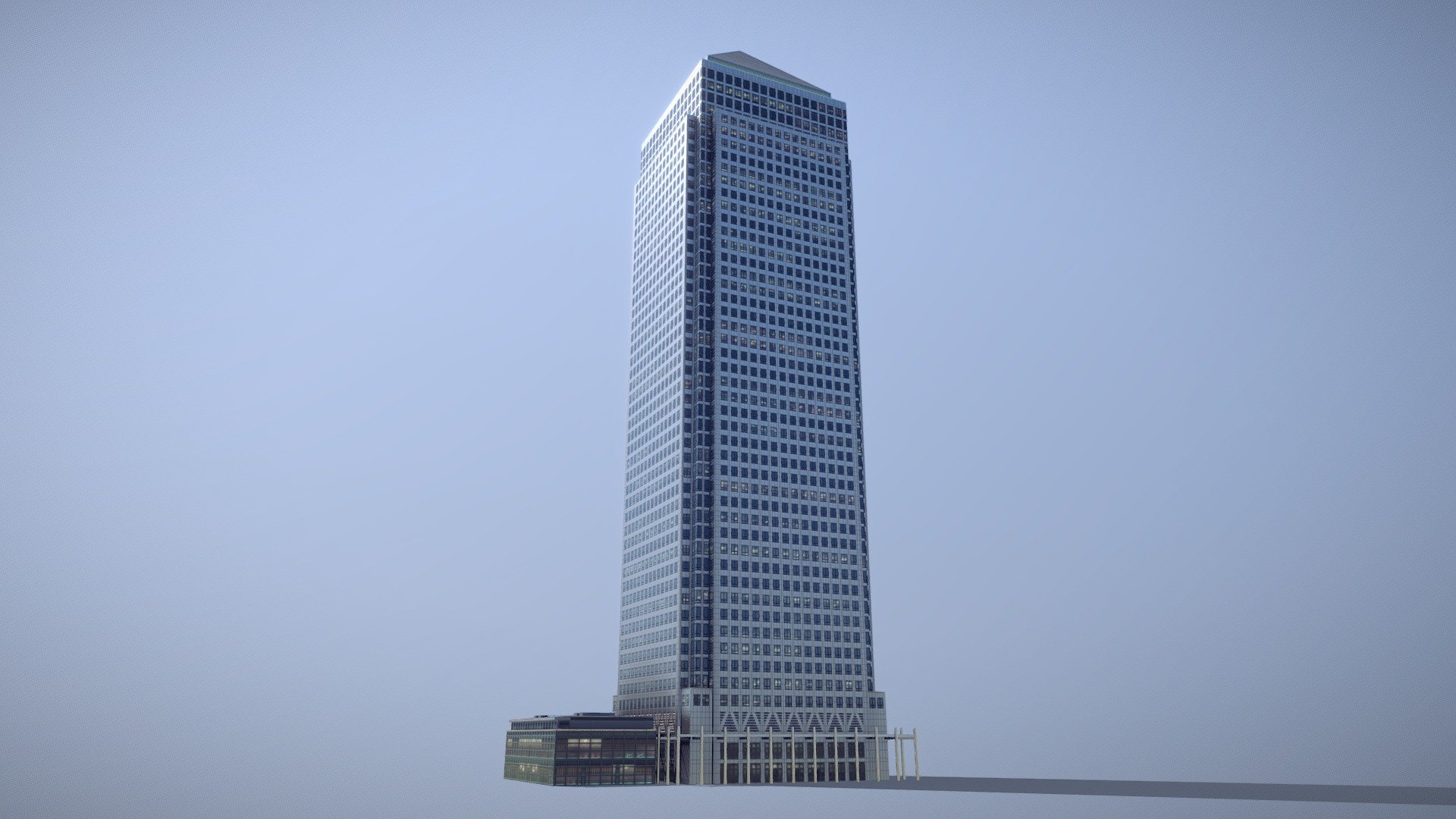 London One Canada Square 3d model