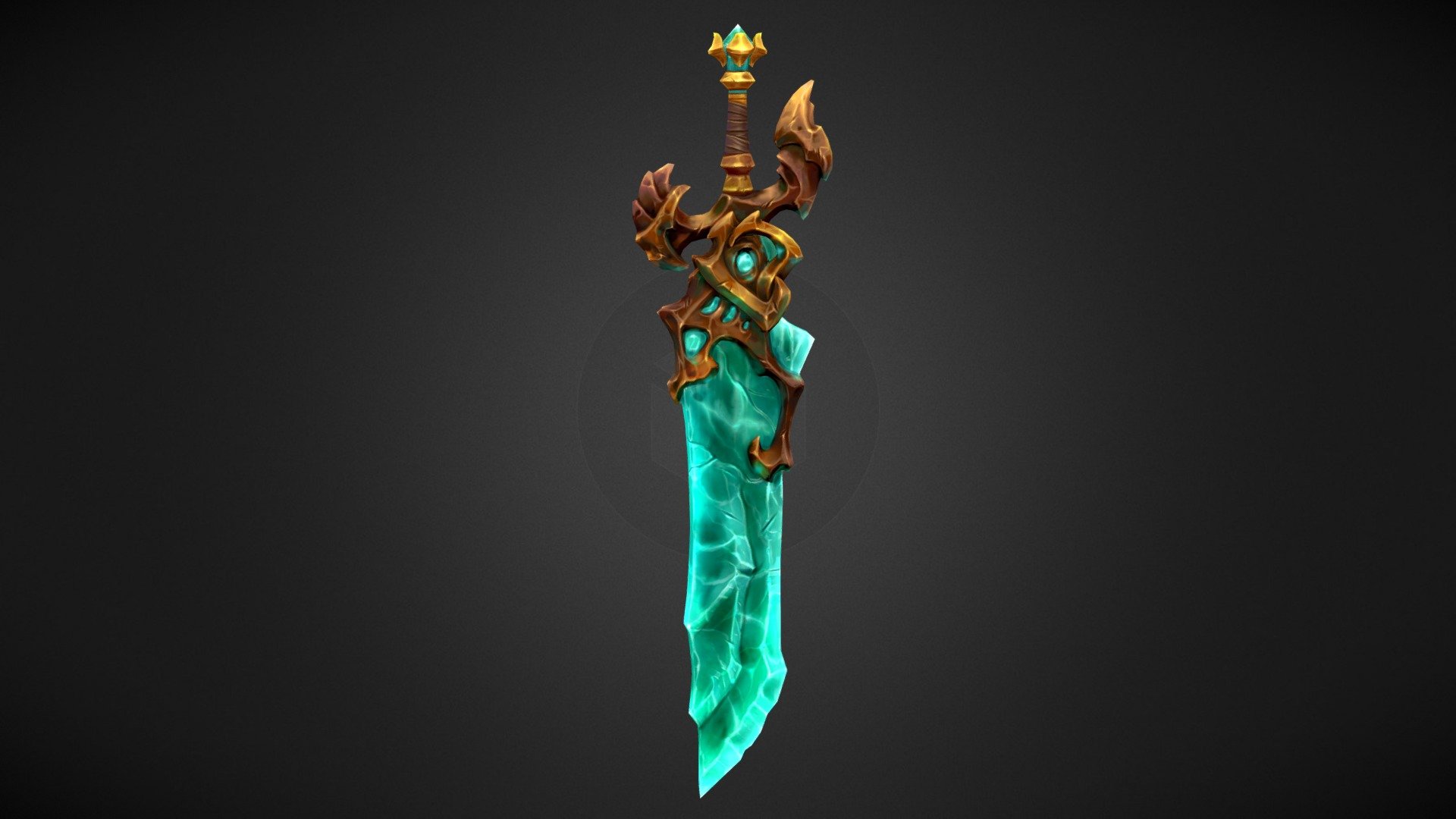 Crystal Sword 3d model