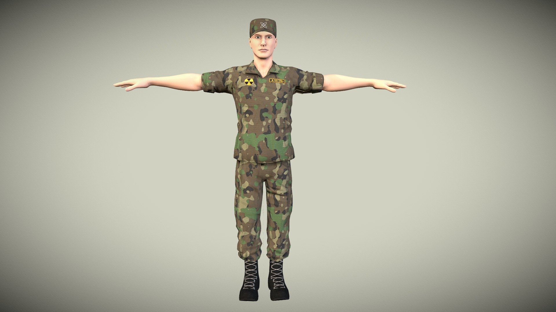 Soldier 3d model