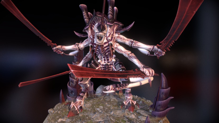 Warhammer40k Swarmlord 3d model