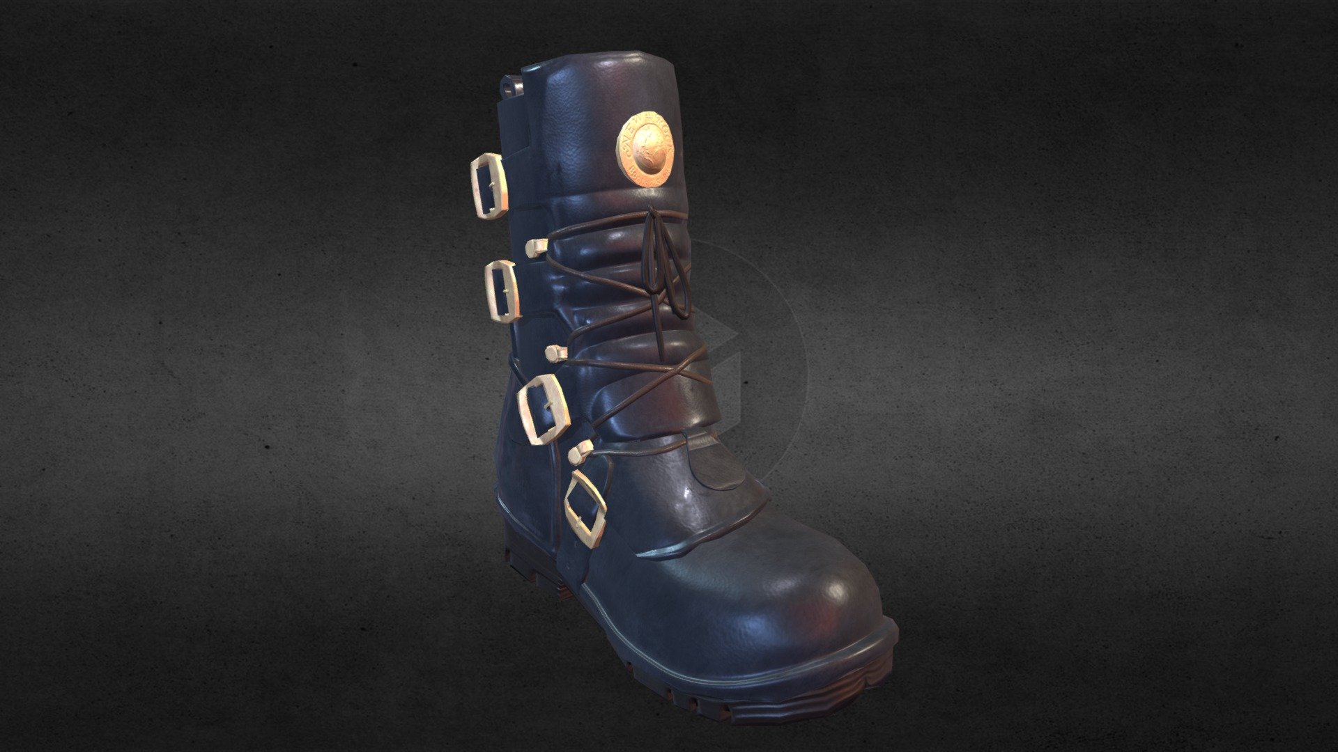 Mid Boot 3d model