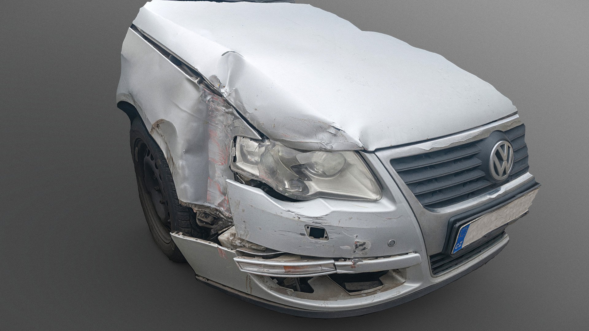 Car crash CPL test 3d model