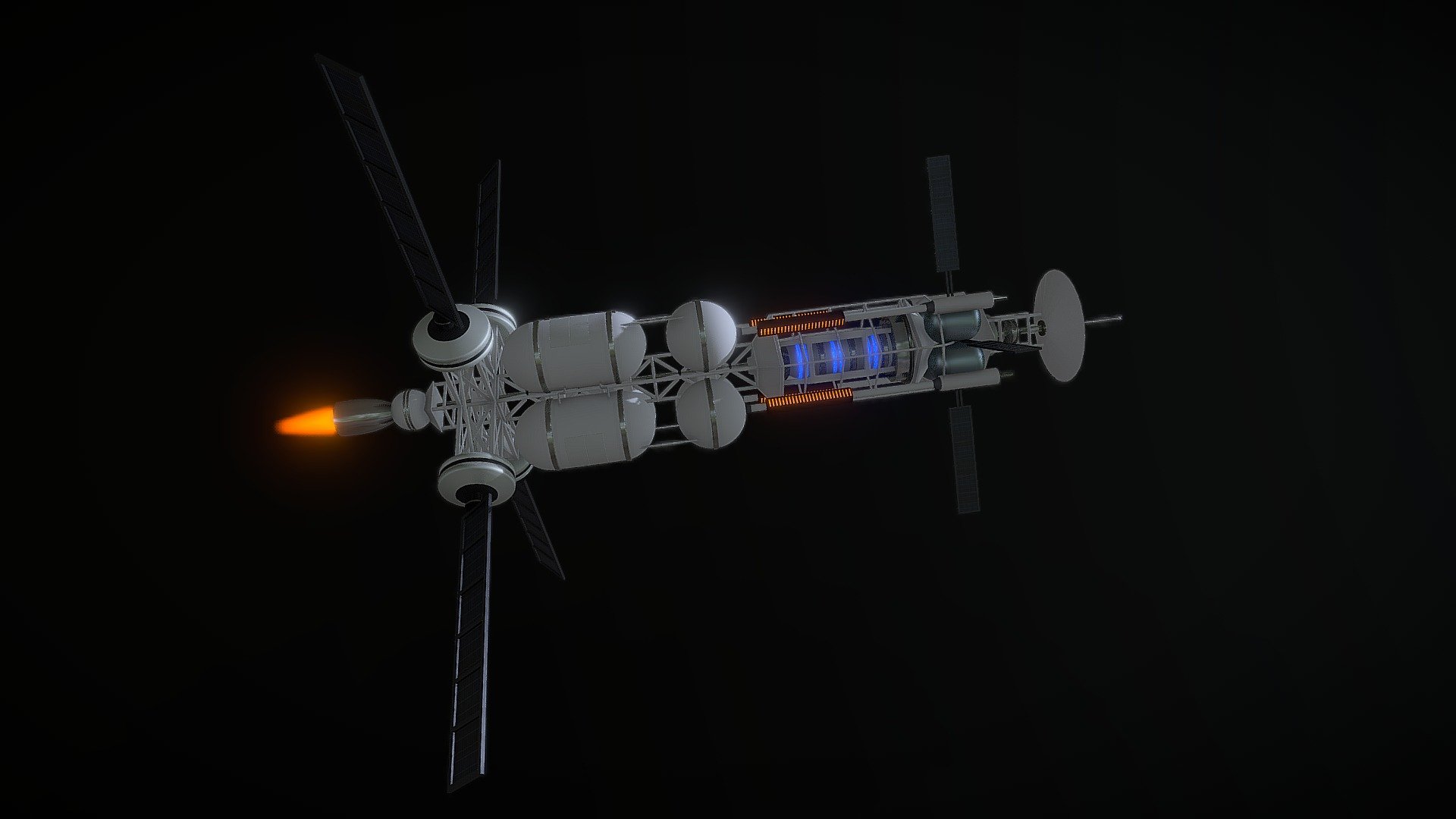 Satellite 3d model