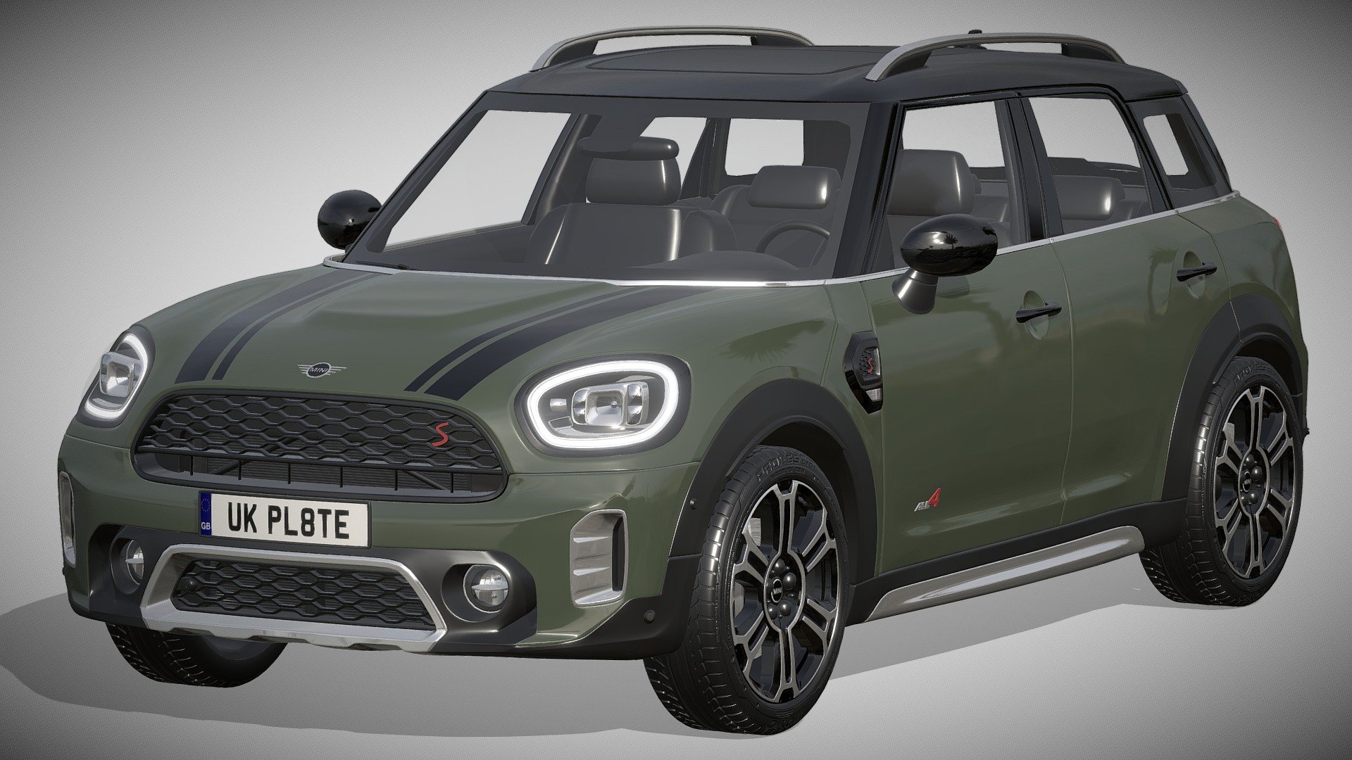 Mini Countryman S 2021 3d model