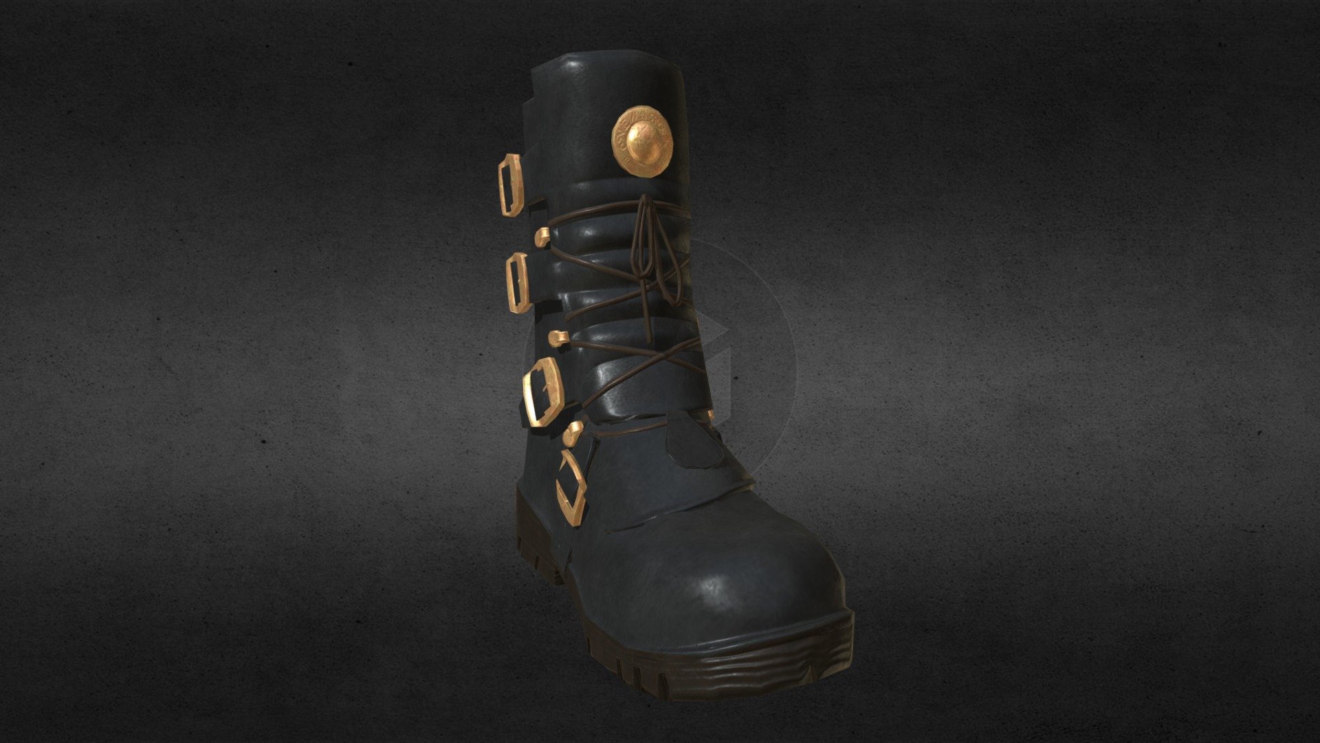 Low Boot 3d model