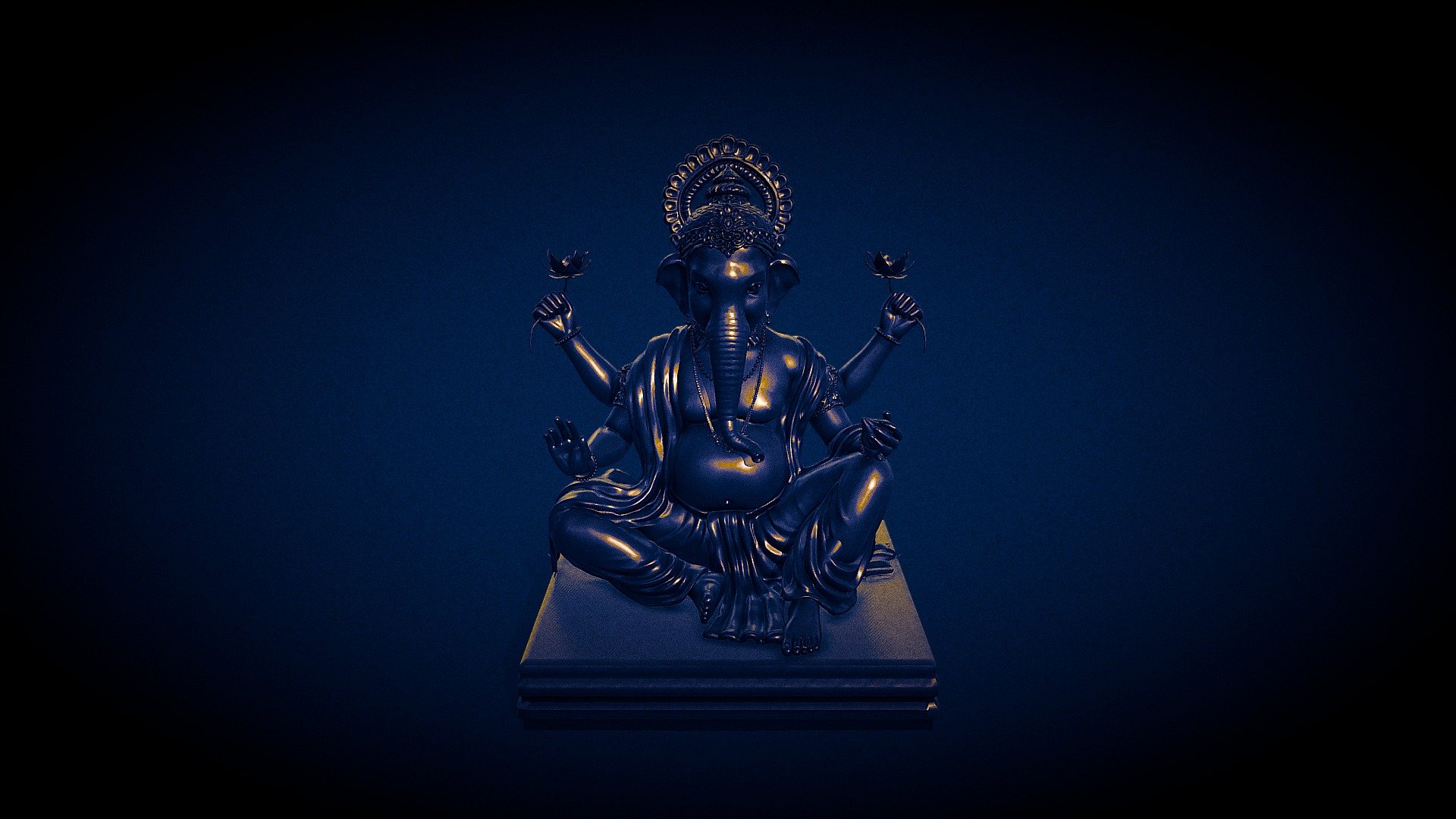 Lord ganesha 3d model