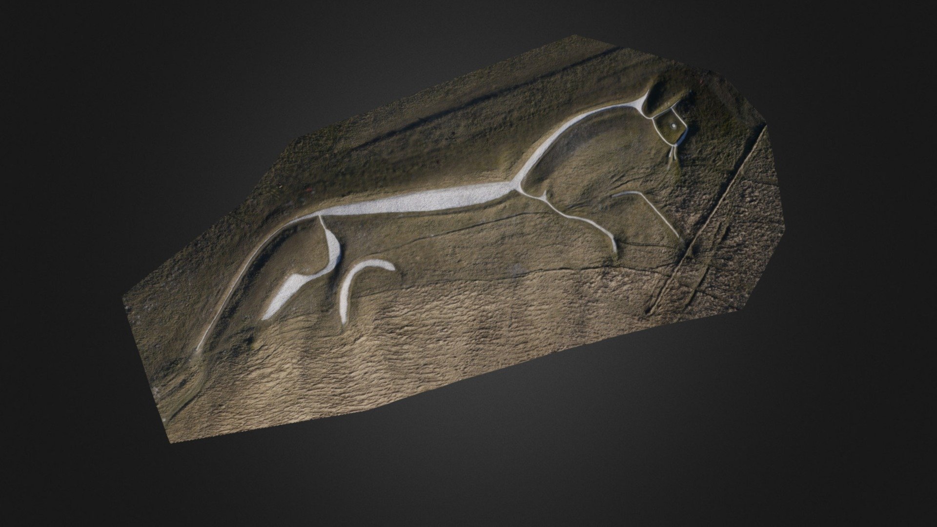 Uffington White Horse 3d model