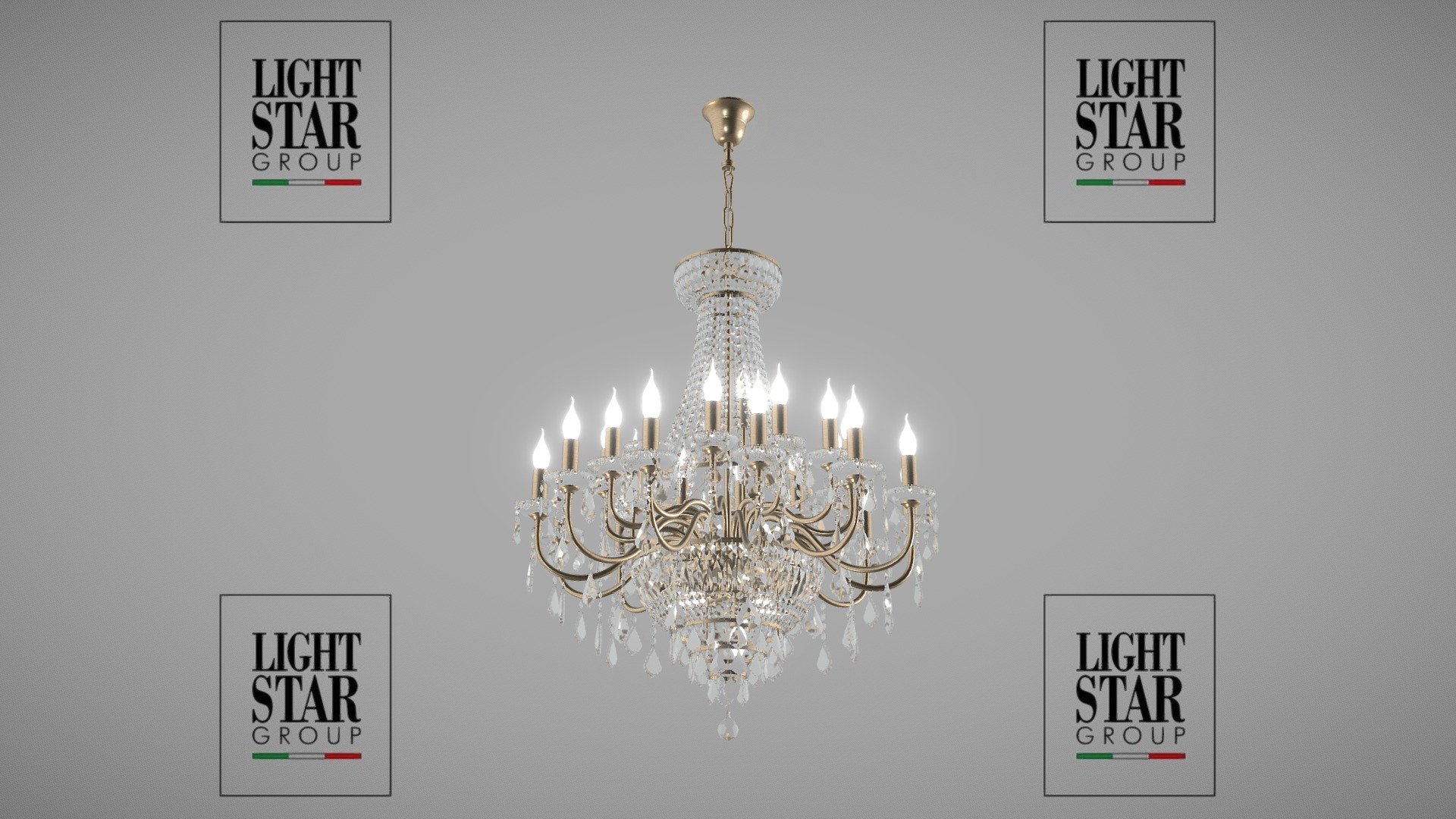 700291 Classic Osgona chandelier 3d model