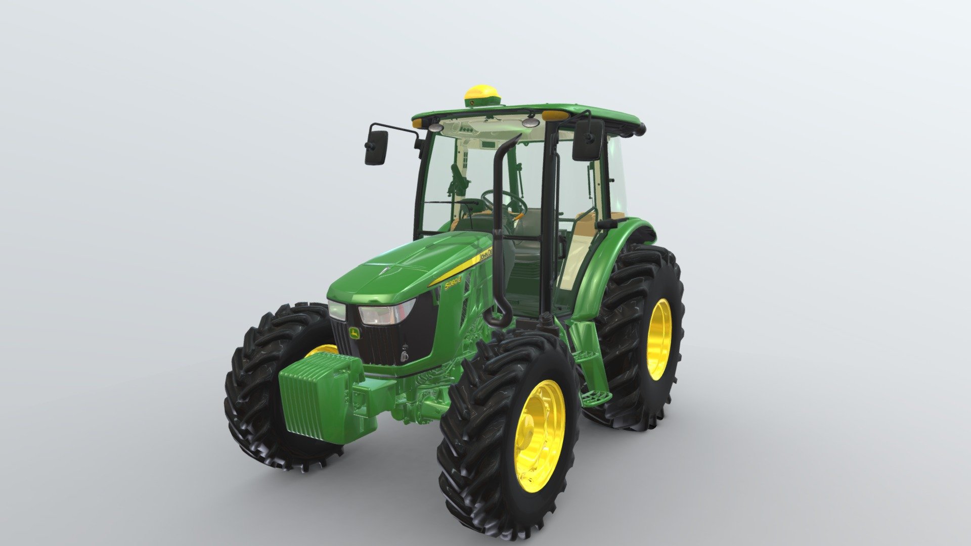 Tractor 5080E 3d model