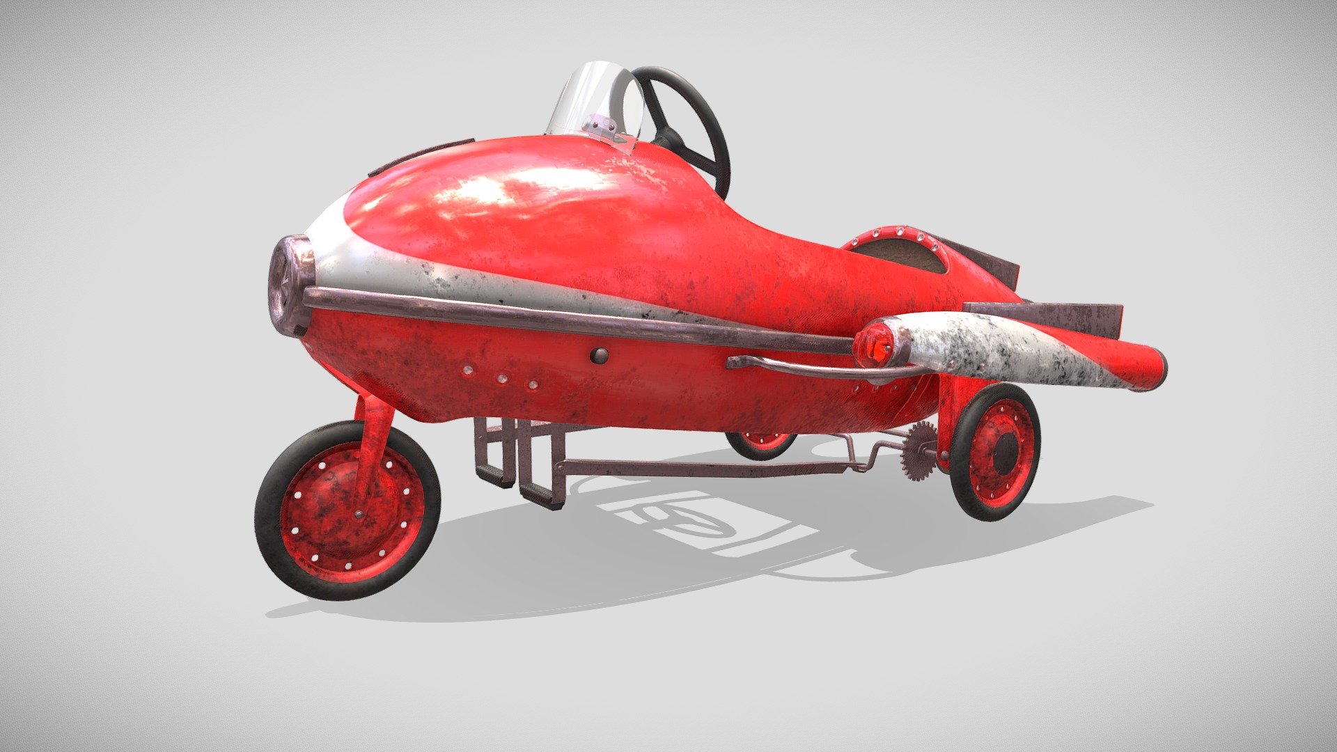 Pedal Car 3d model