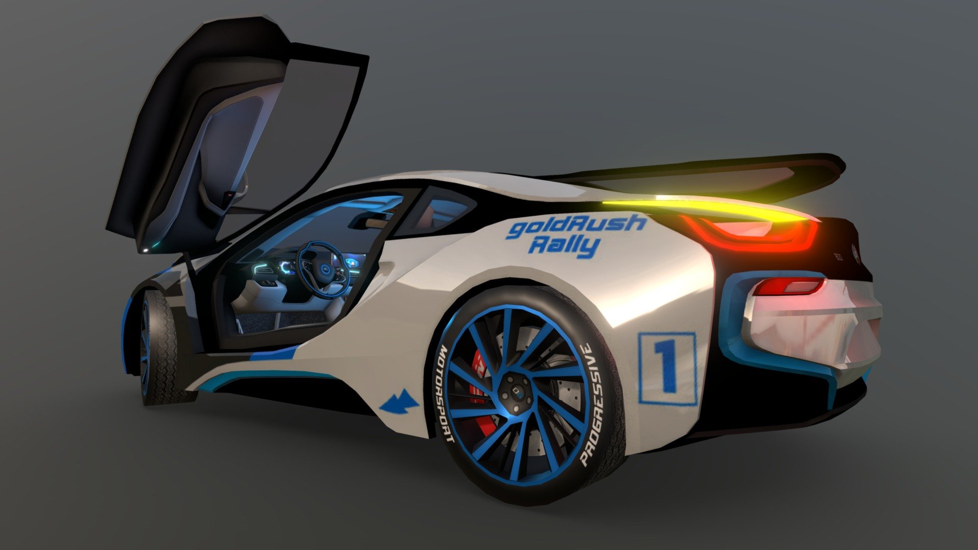 BMW i8 3d model