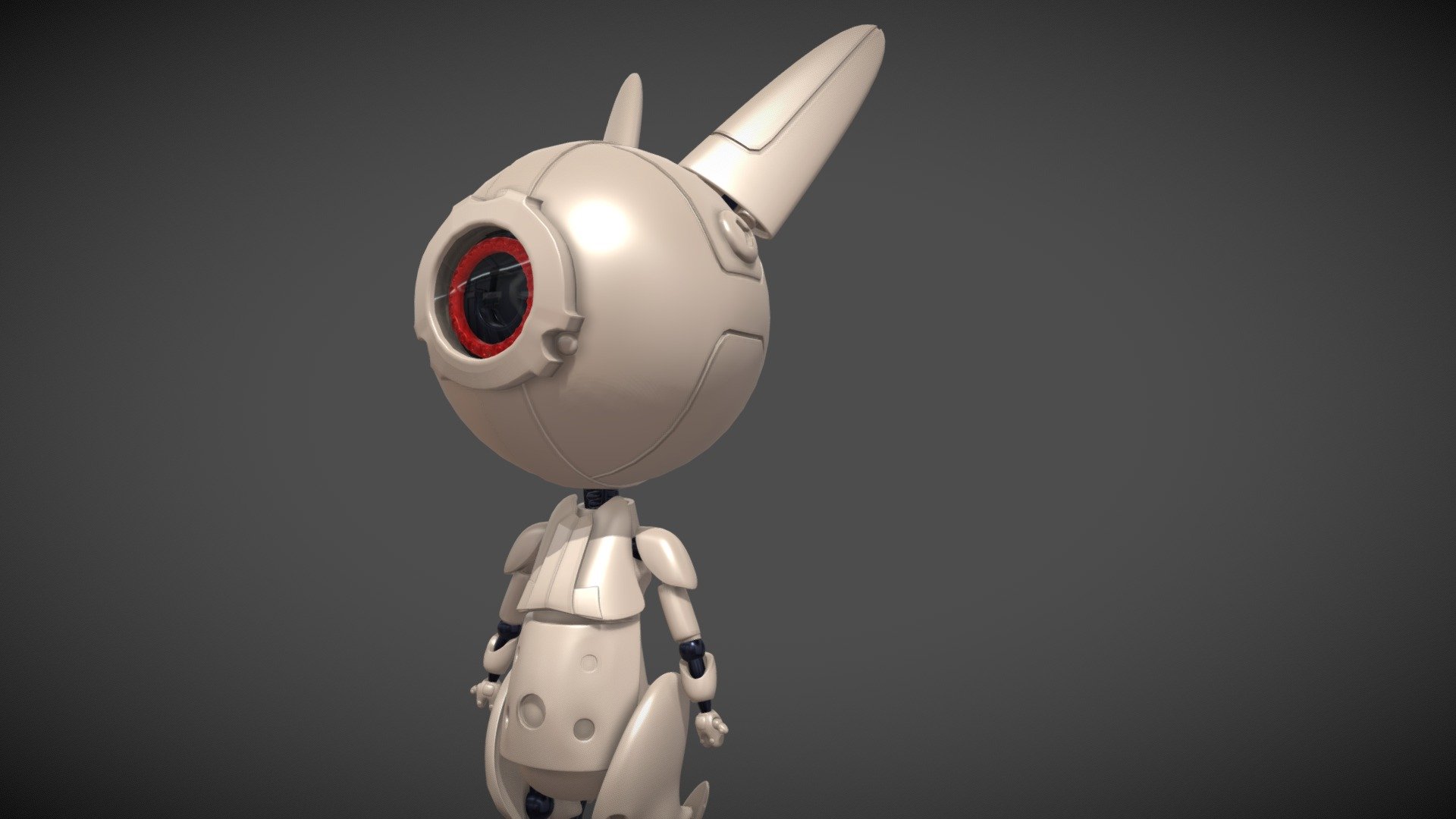 Robot rabbit 3d model