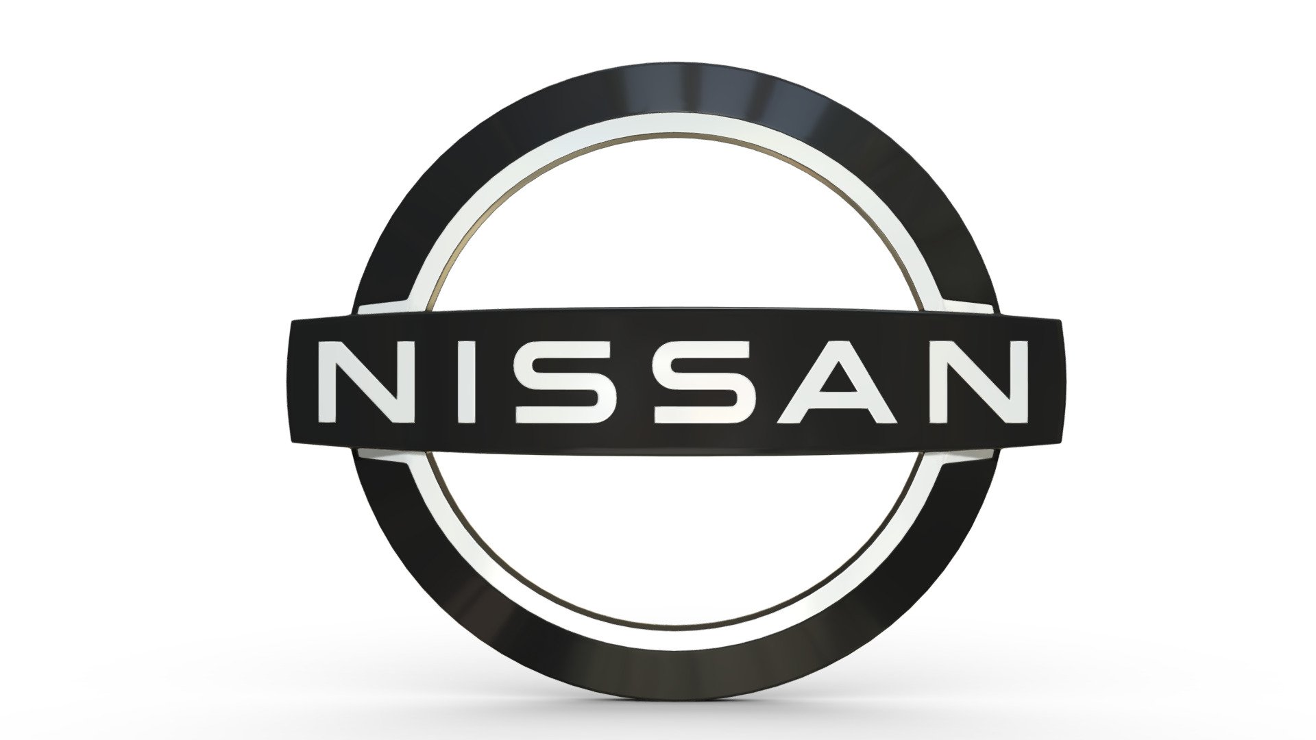 nissan logo 3d model