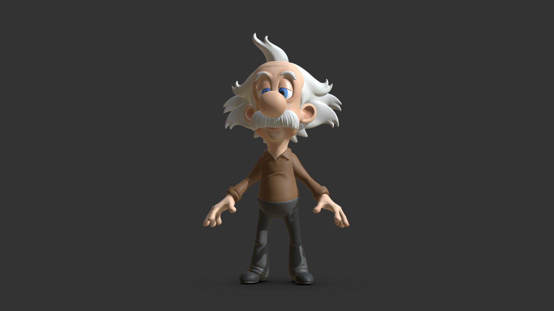 Einstein 3d model