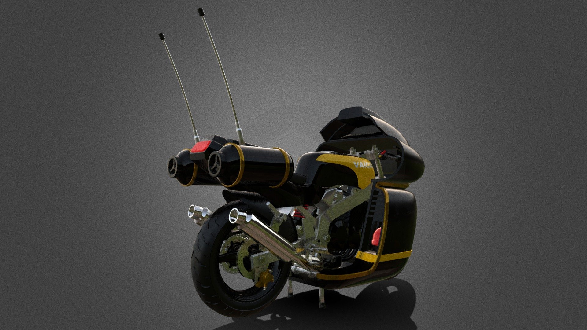 JIBAN MOTO VAICAN 3d model