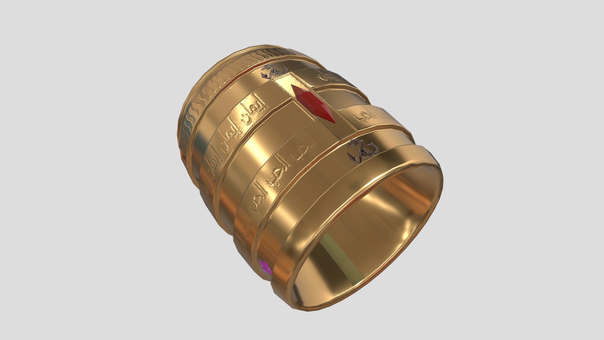 Arab sheikhs bracelet 3d model