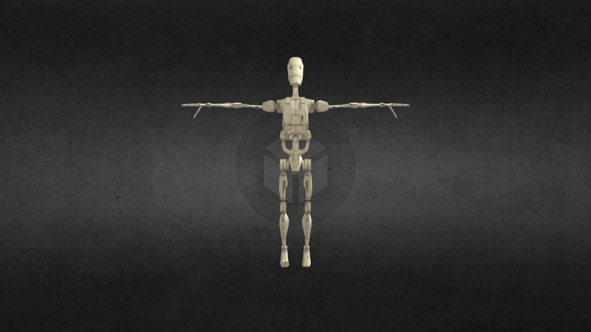 B1 Battle Droid 3d model