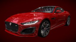 (Free) Jaguar F-Type Rigged High-Poly