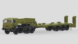 Kamaz-65225 Tank Transporter