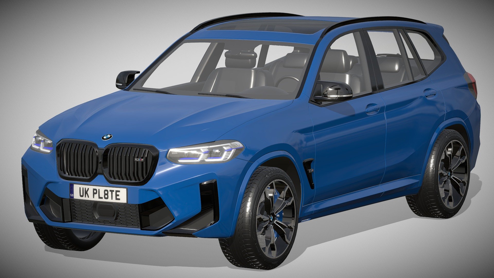 BMW X3 M Competition 2022 3d model