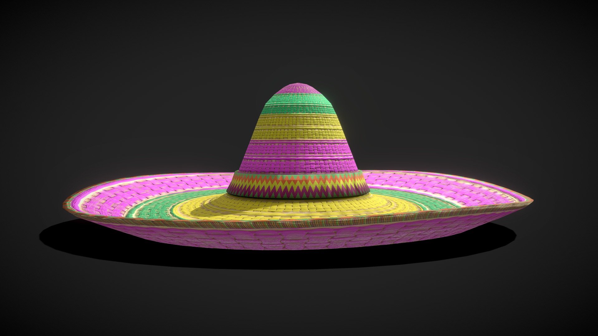 Sombrero 3d model