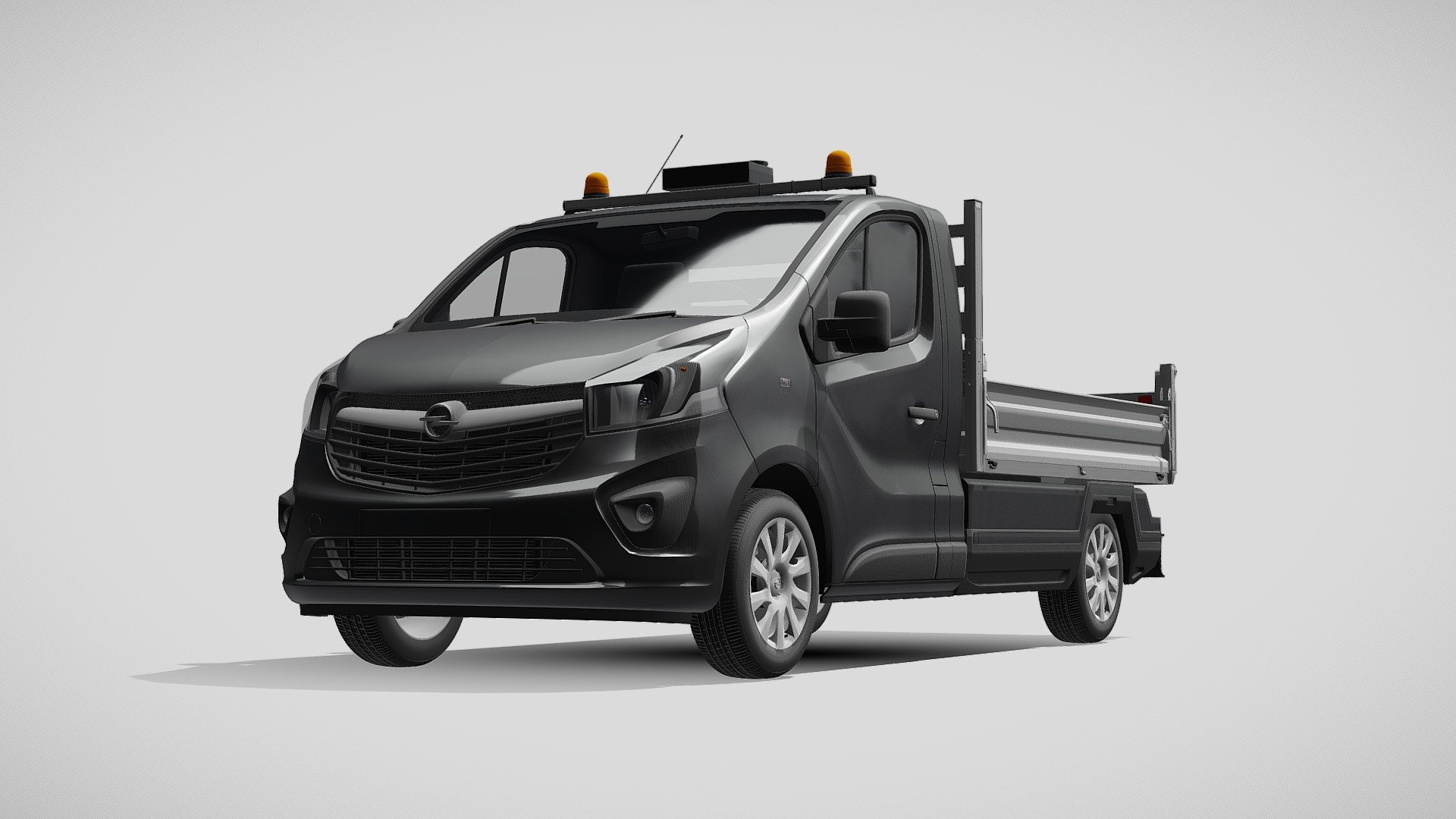 Opel Vivaro Tipper 2014 3d model