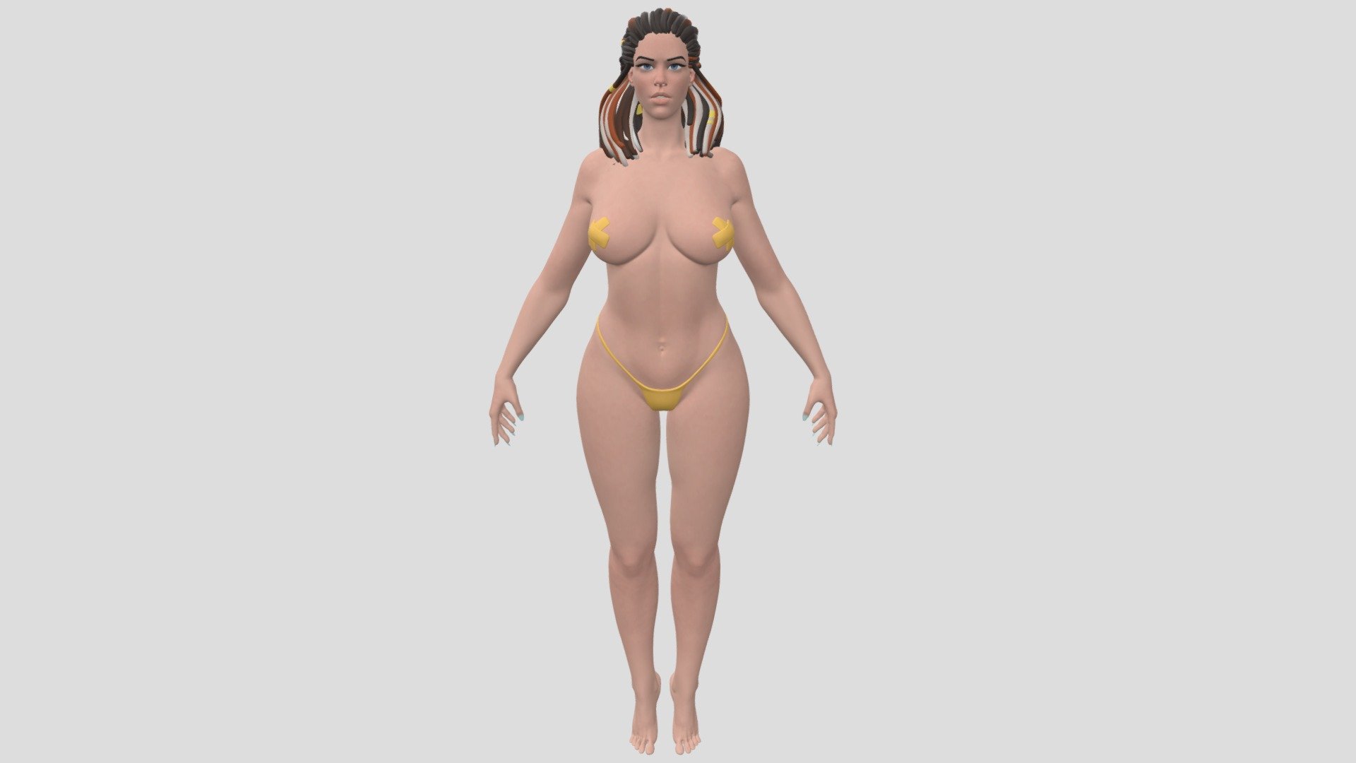 Female Anatomy Study 3d model