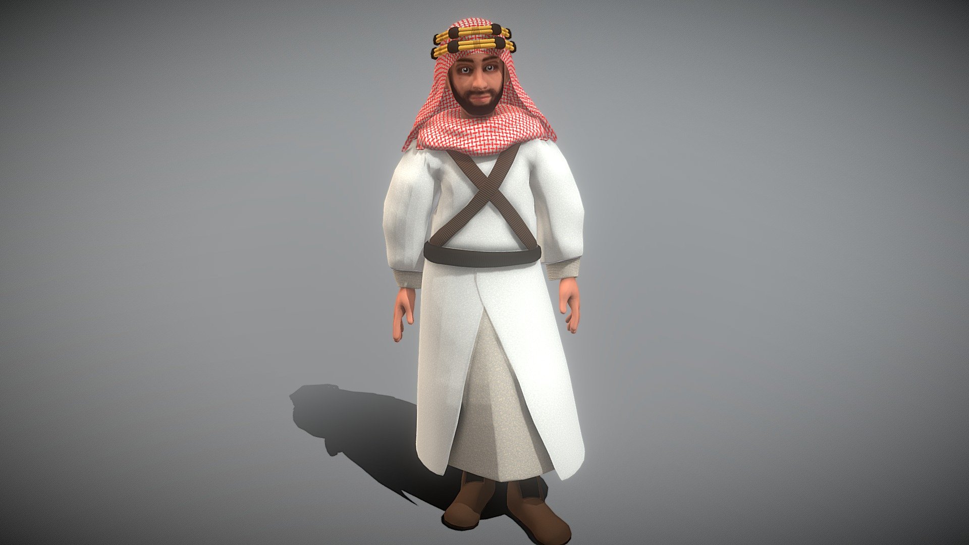 Arab Man 3d model