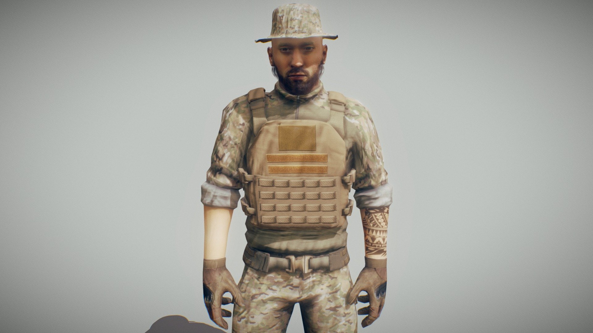 US Soldier 3d model