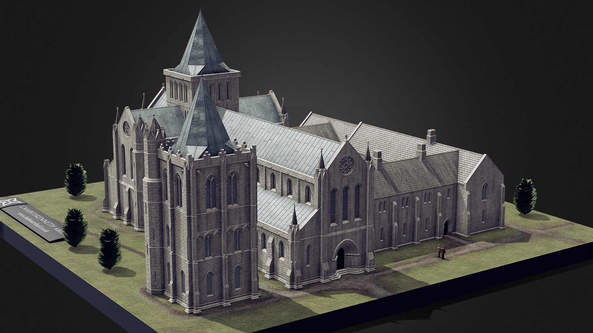 Cambuskenneth Abbey 3d model