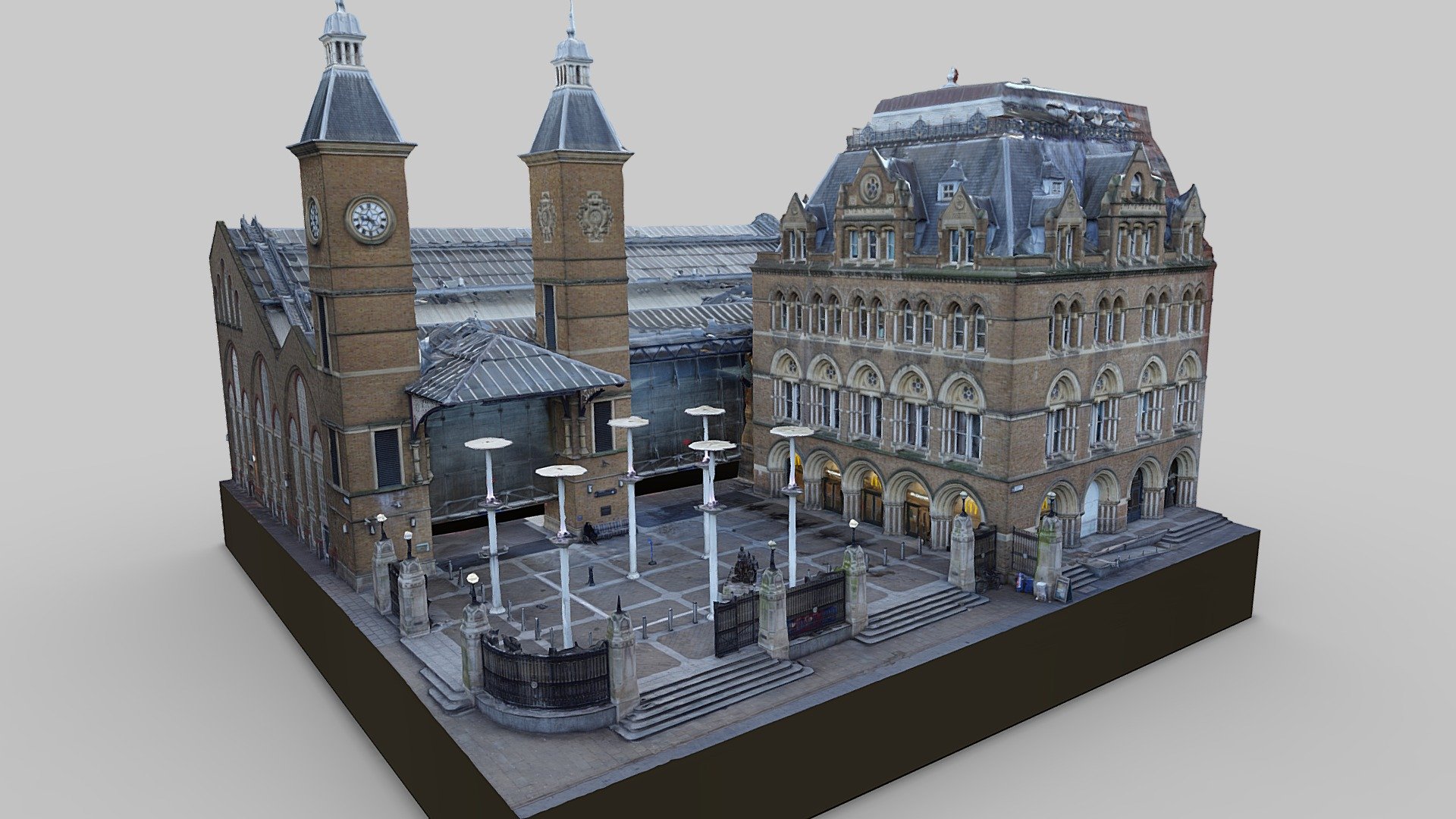 Liverpool Street Station South Entrance 3d model