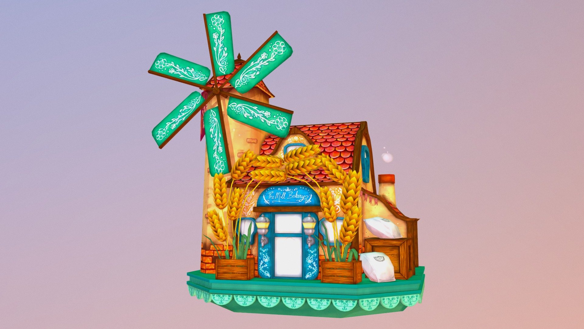 The Mill Bakery 3d model