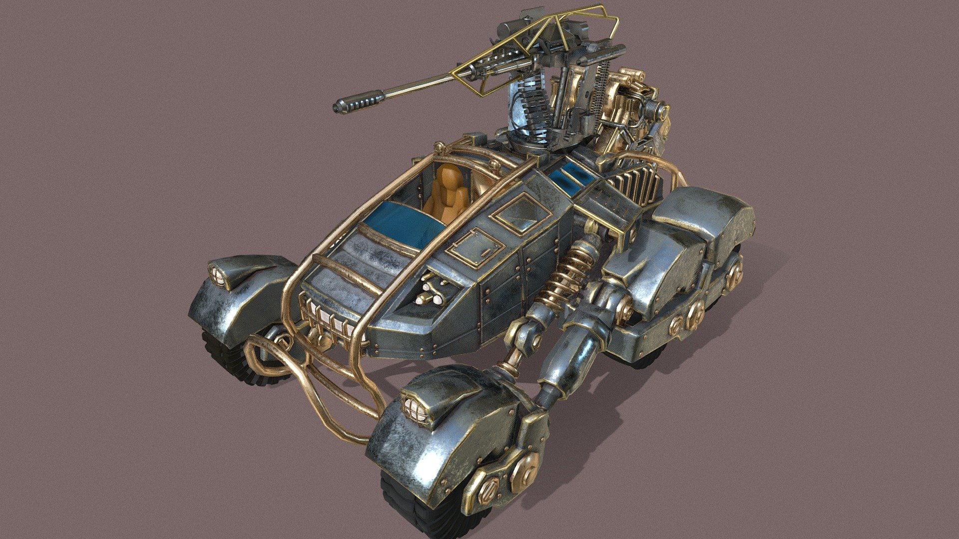 Vigilante Car 3d model