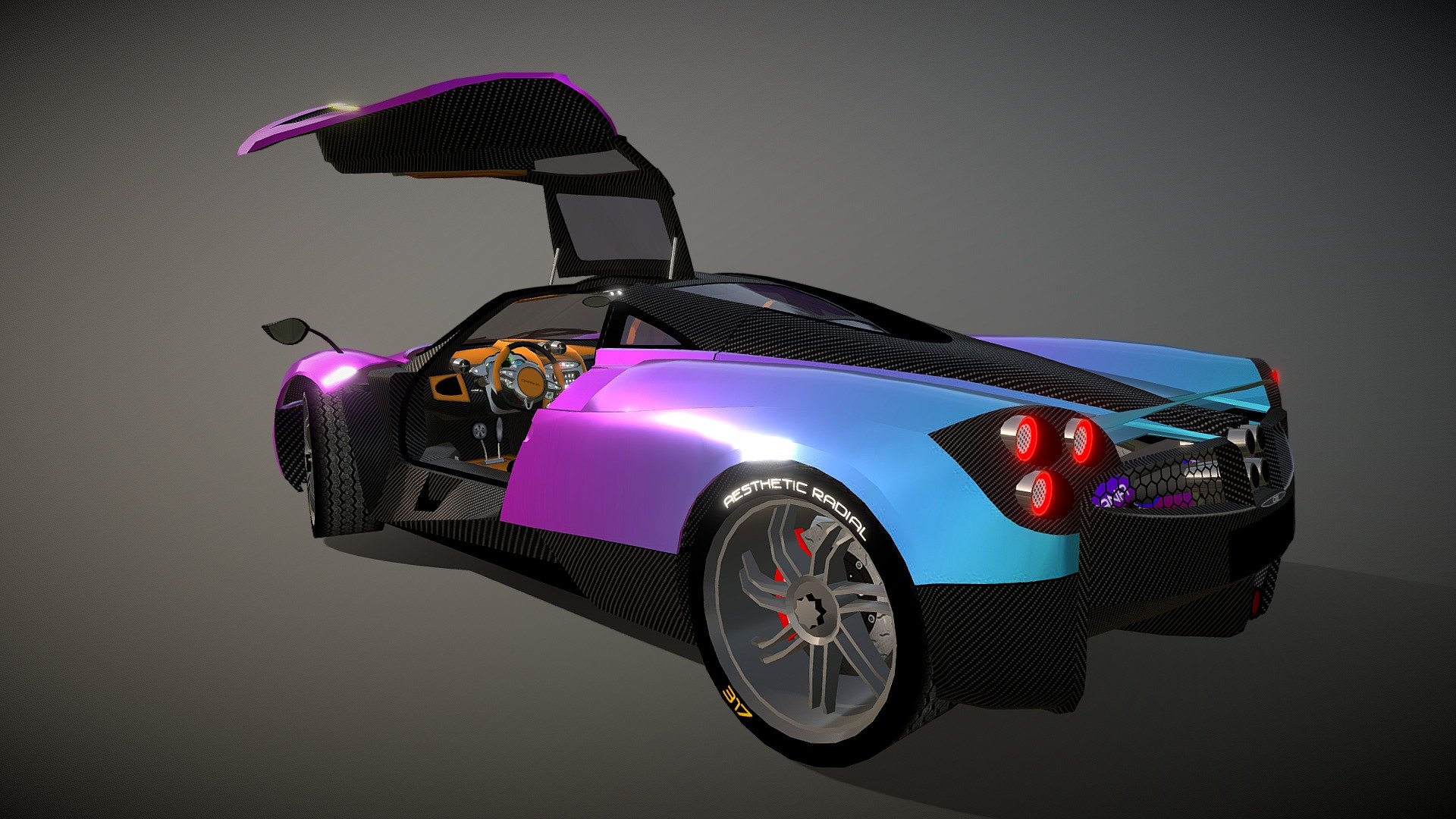 Pagani Huayra 3d model