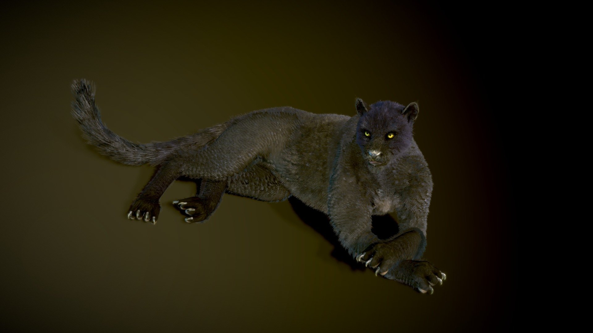 Panther 3d model