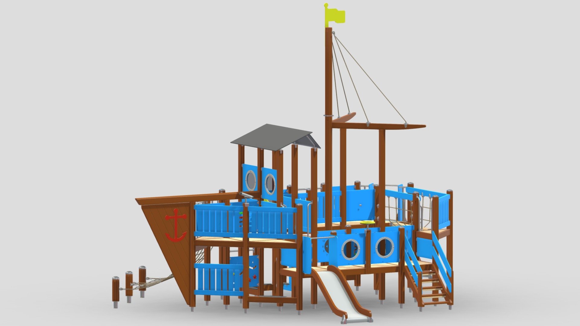 Lappset Fishing Ship 3d model