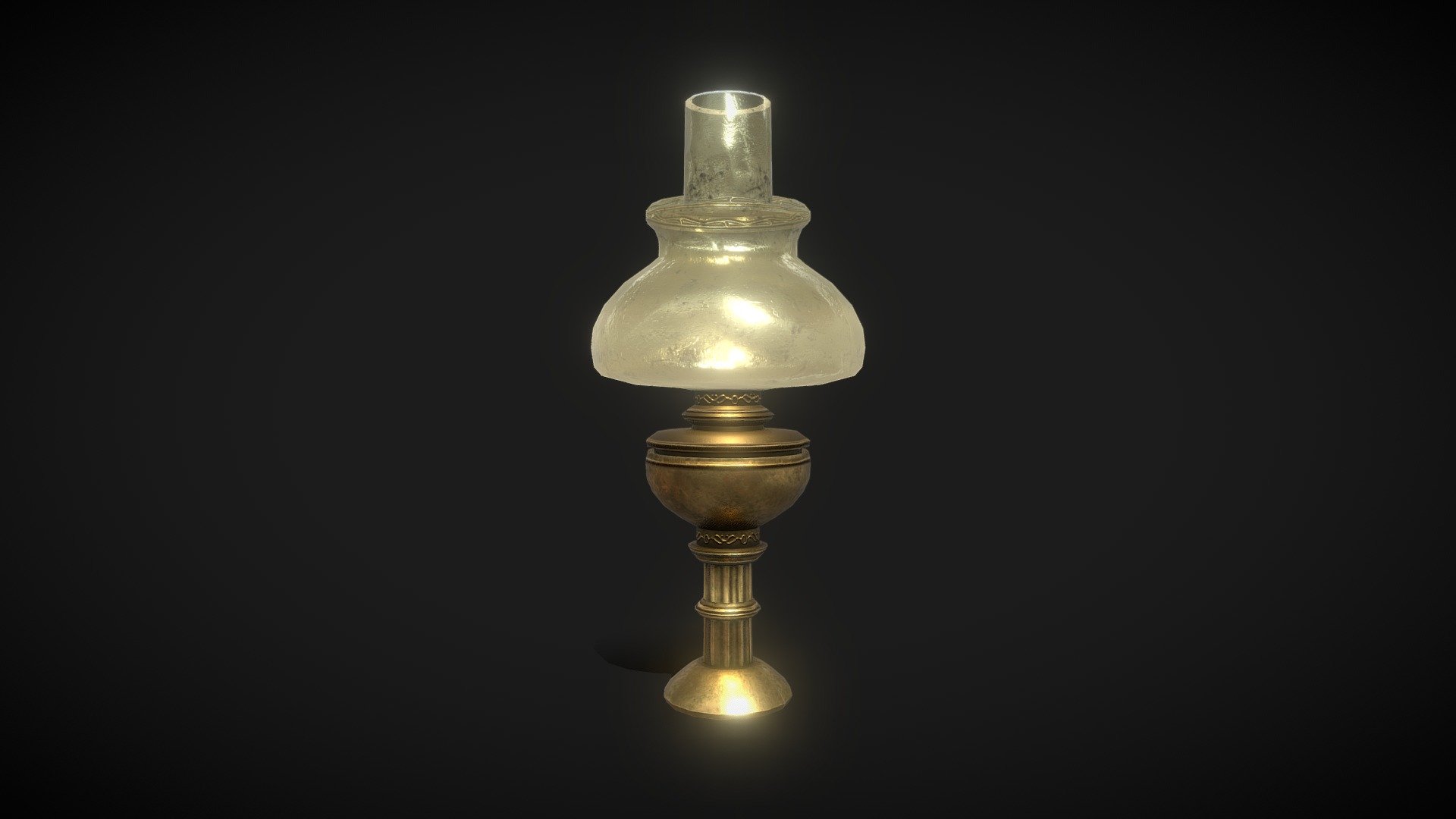 Antique Lamp 3d model