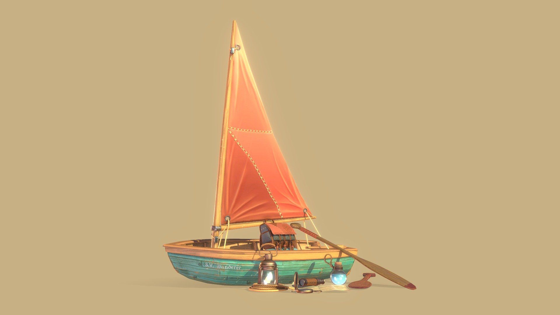 Nautical adventure kit 3d model