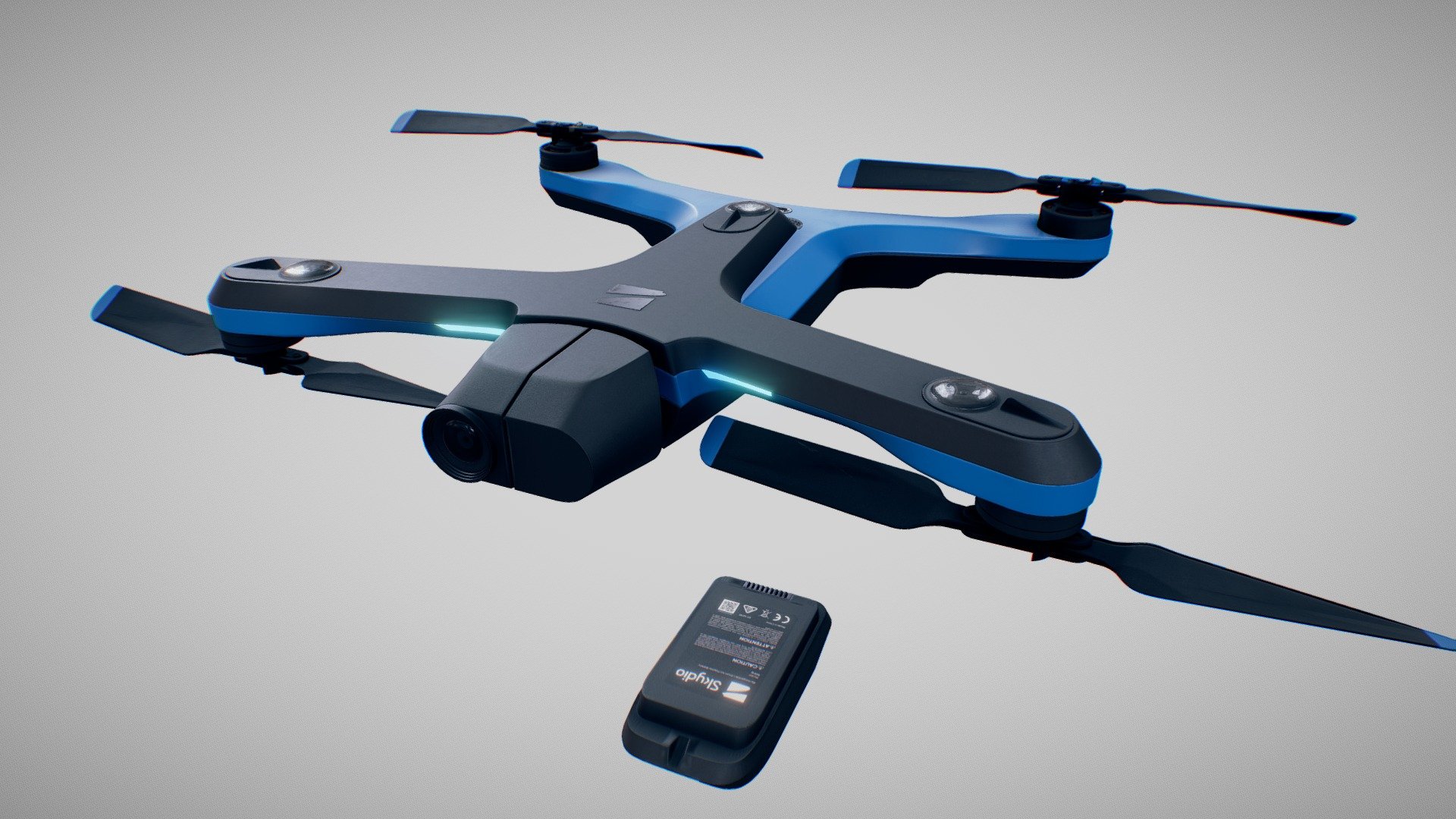 Skydio 2 3d model