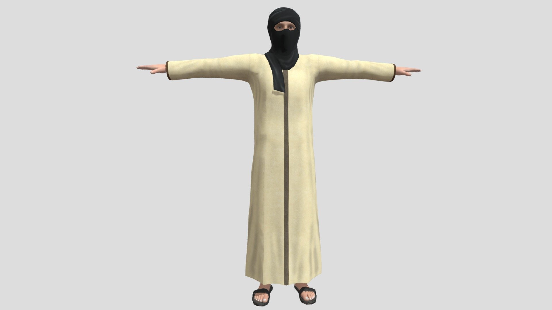 Arab Male 3d model