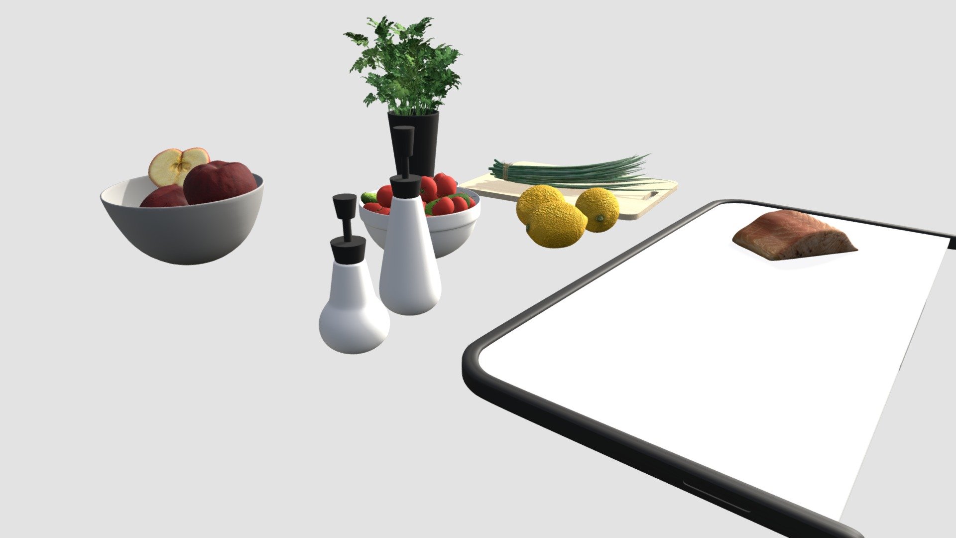 kitchen props 3d model