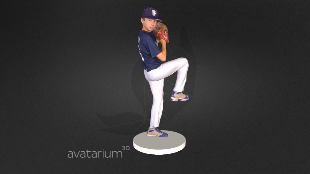 Ky Baseball Pitching 3d model