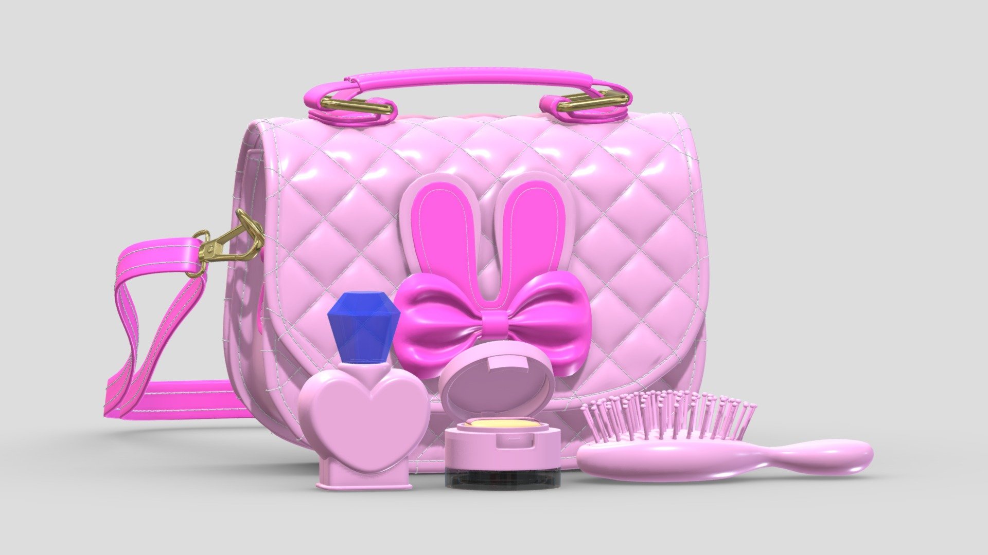 Play Purse Set 3d model