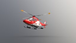 Red Cross Agusta 119 EMS Helicopter