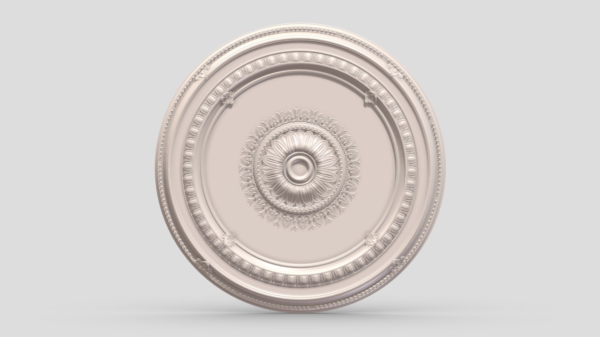 Classic Ceiling Medallion 30 3d model